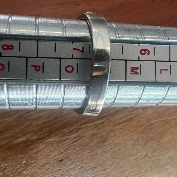 Zuni Navajo Blue Turquoise Ring Band Sleeping Beauty Sterling Petit Point 7 - Picture 11 of 11